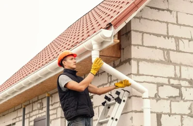 Pose et remplacement de gouttières à Bessonies